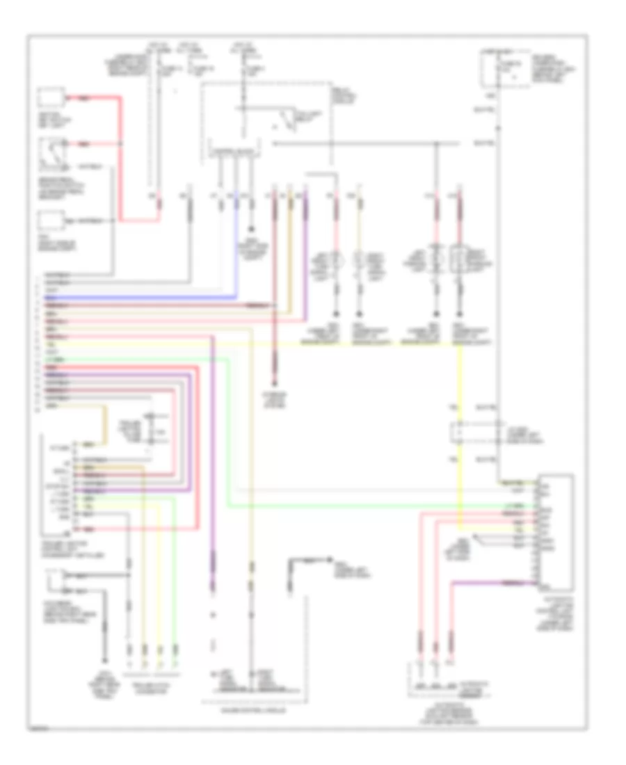 Exterior Lamps Wiring Diagram 2 of 2 for Honda Odyssey LX 2010