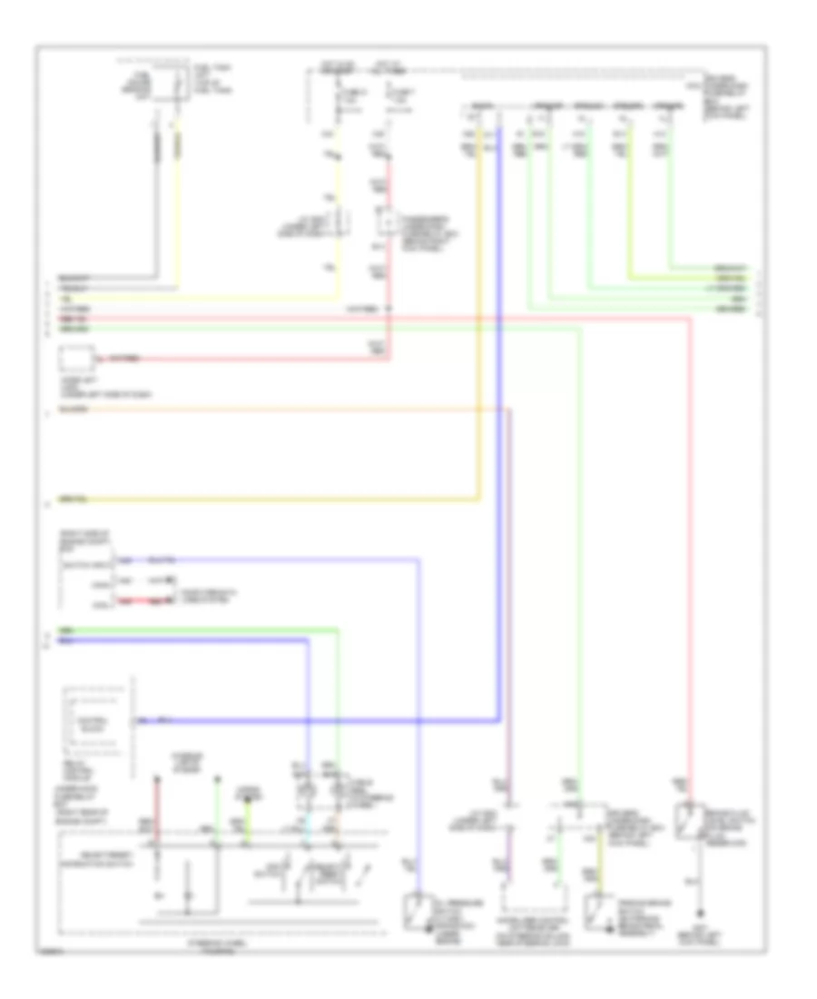 Instrument Cluster Wiring Diagram 2 of 3 for Honda Odyssey LX 2010