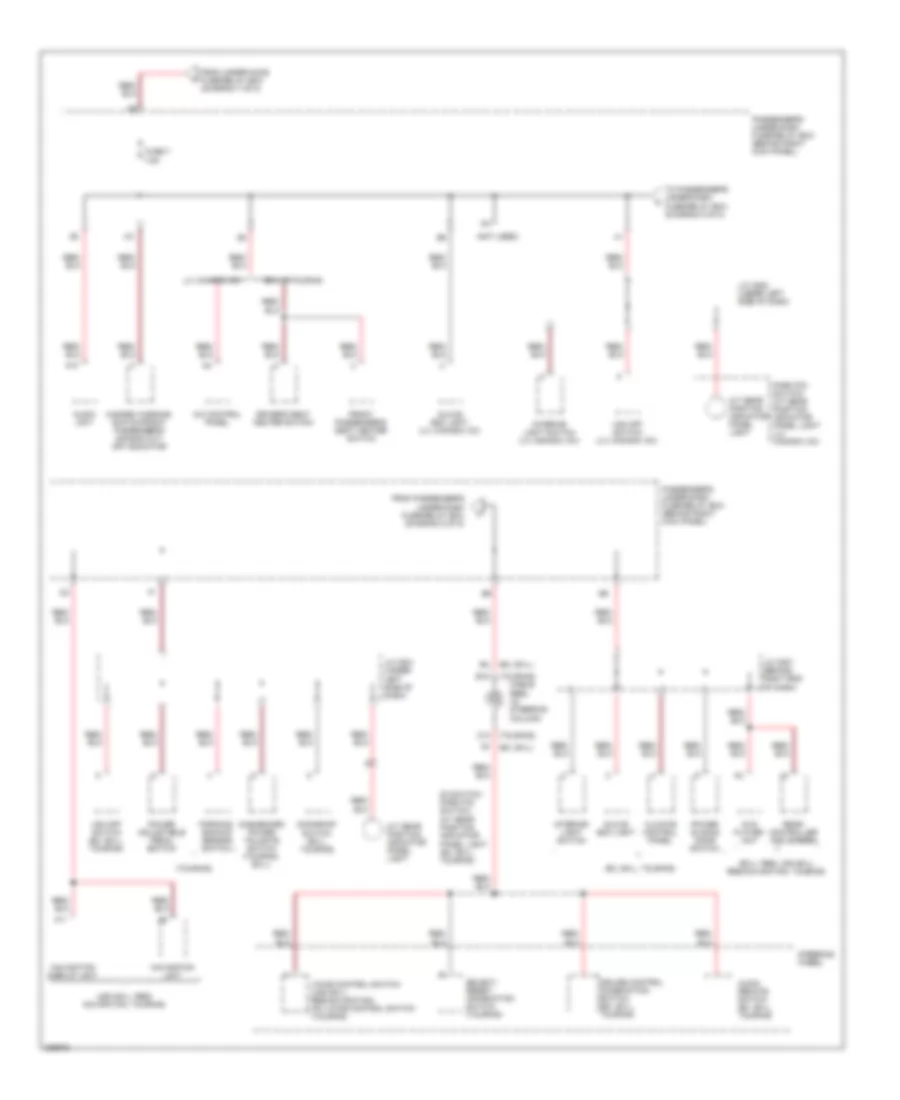 Power Distribution Wiring Diagram (8 of 8) for Honda Odyssey LX 2010