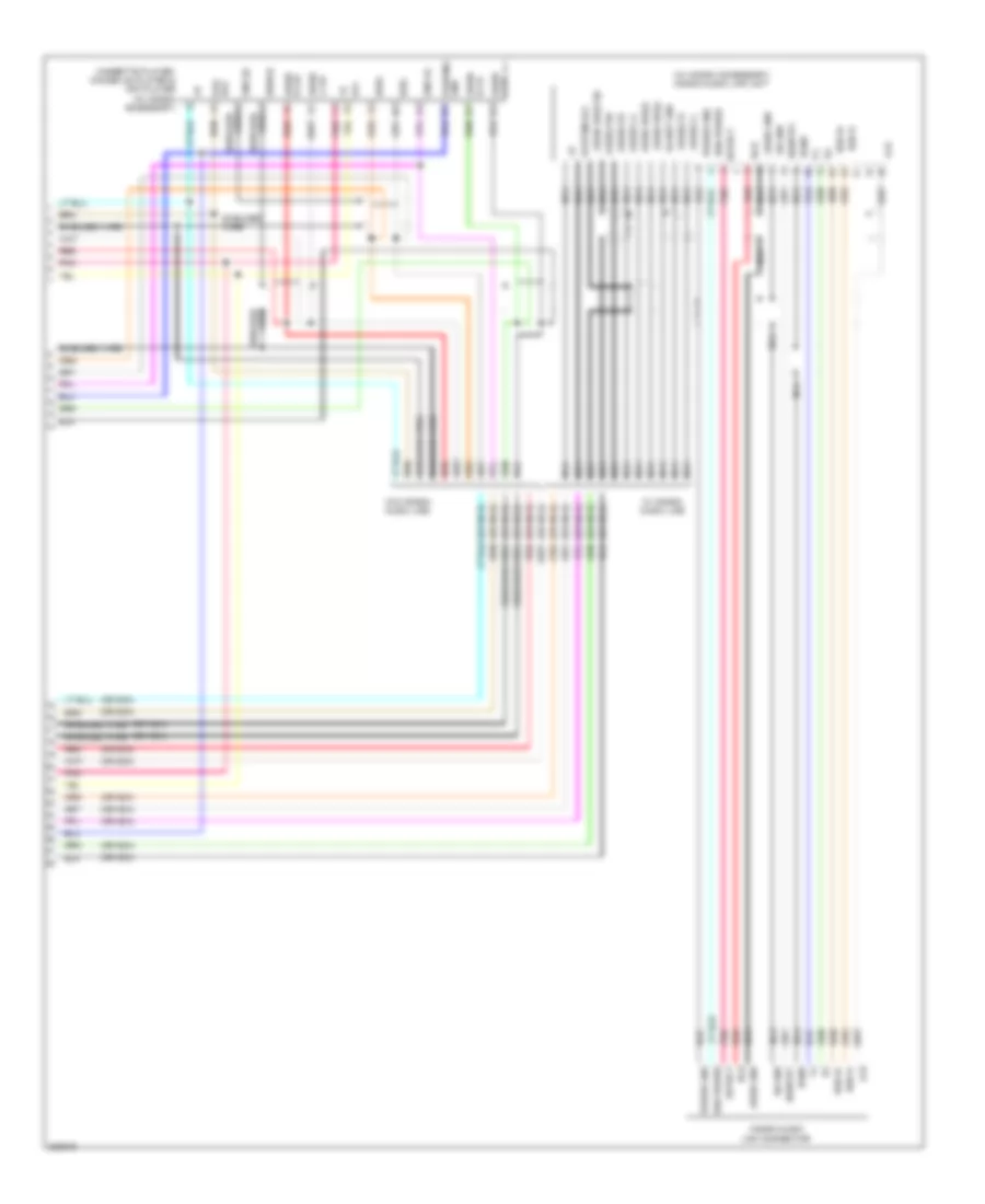 Radio Wiring Diagram, LX, Canada DX (2 of 2) for Honda Odyssey LX 2010