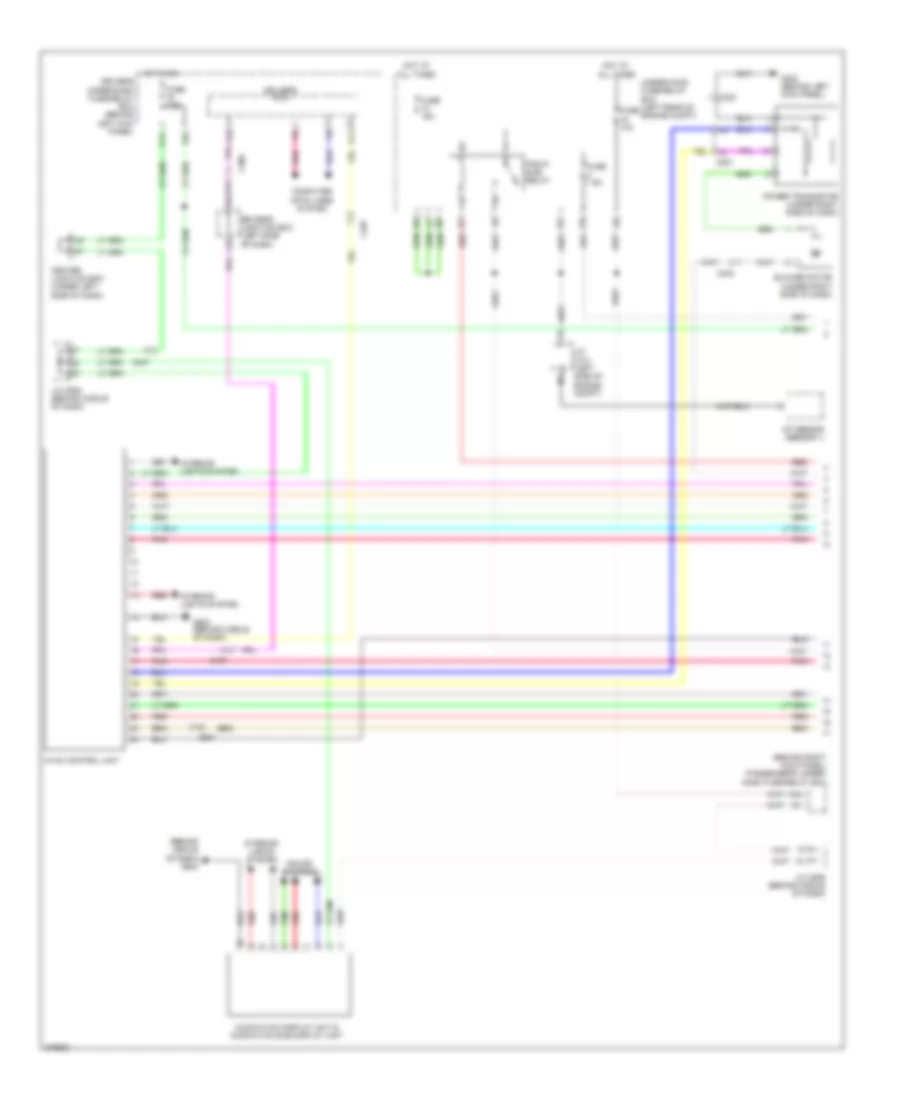 2.4L, Manual AC Wiring Diagram, without Navigation (1 of 2) for Honda Crosstour EX 2012