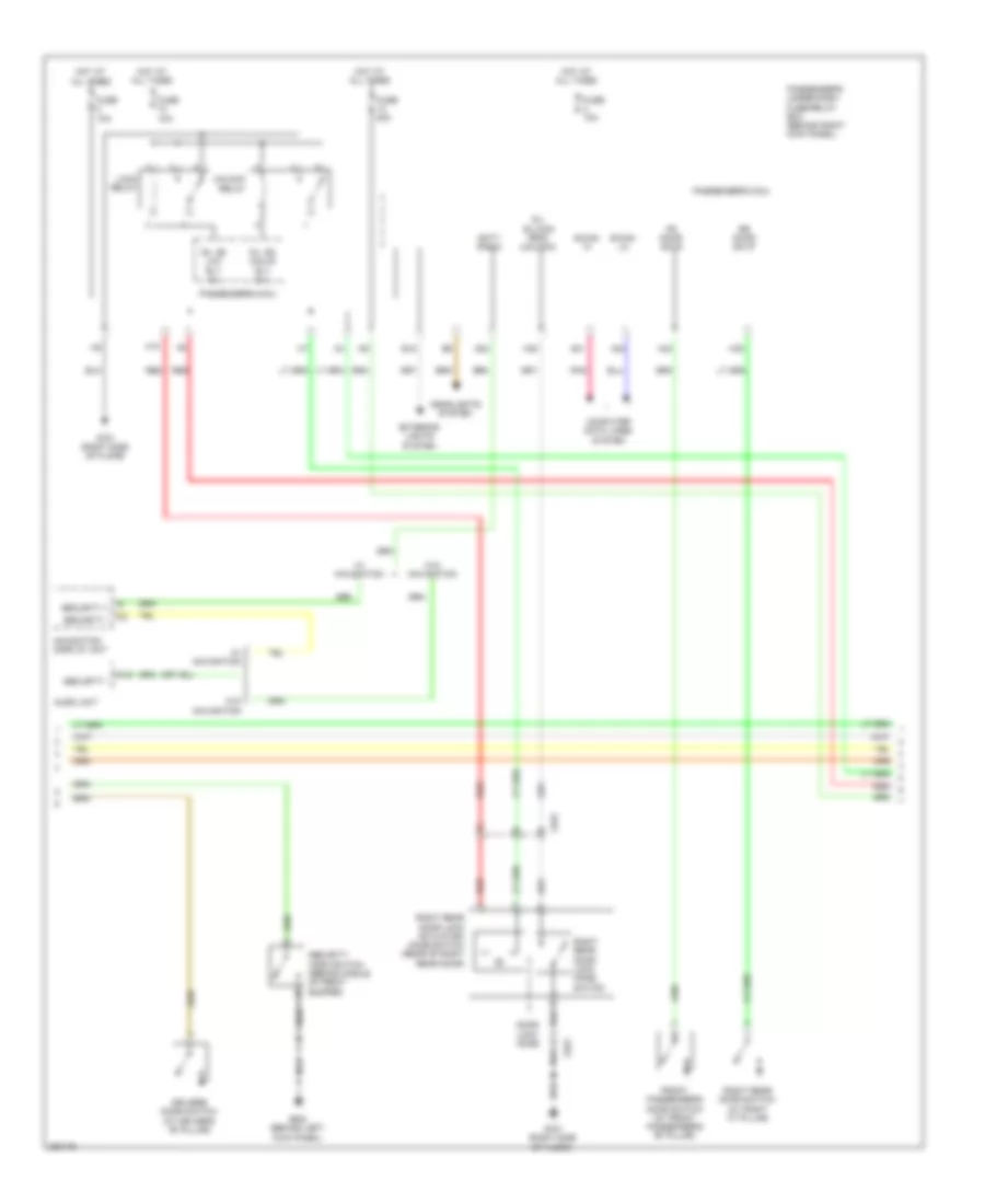 Forced Entry Wiring Diagram 2 of 3 for Honda Crosstour EX 2012