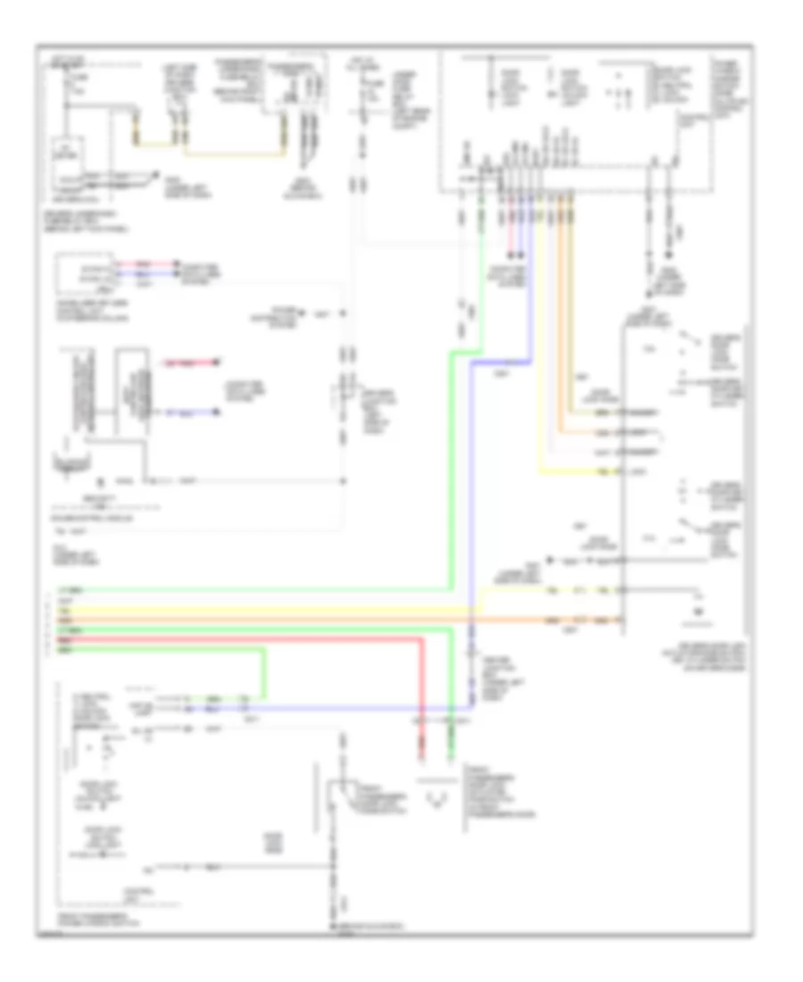 Forced Entry Wiring Diagram 3 of 3 for Honda Crosstour EX 2012