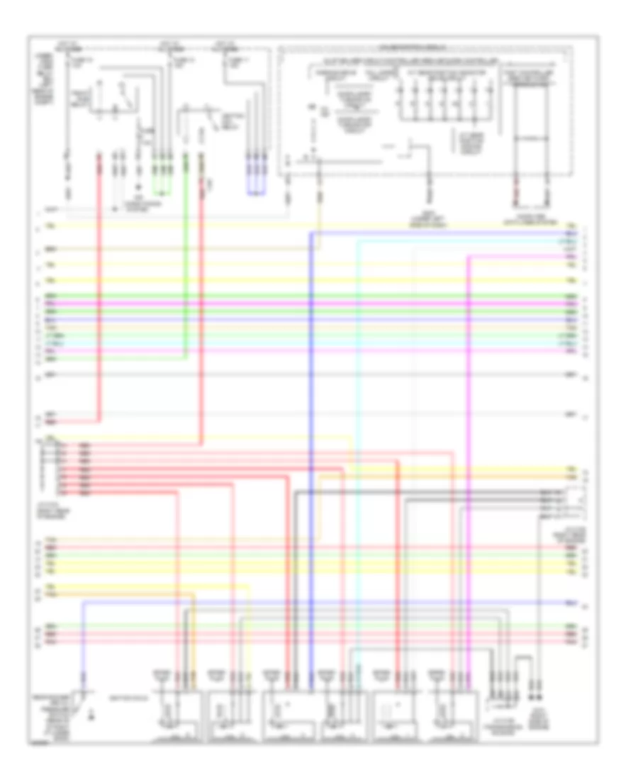 3.5L, Engine Performance Wiring Diagram (4 of 6) for Honda Crosstour EX 2012
