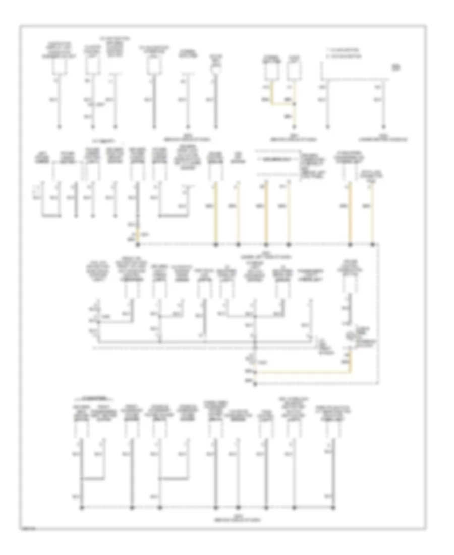 Ground Distribution Wiring Diagram 4 of 5 for Honda Crosstour EX 2012