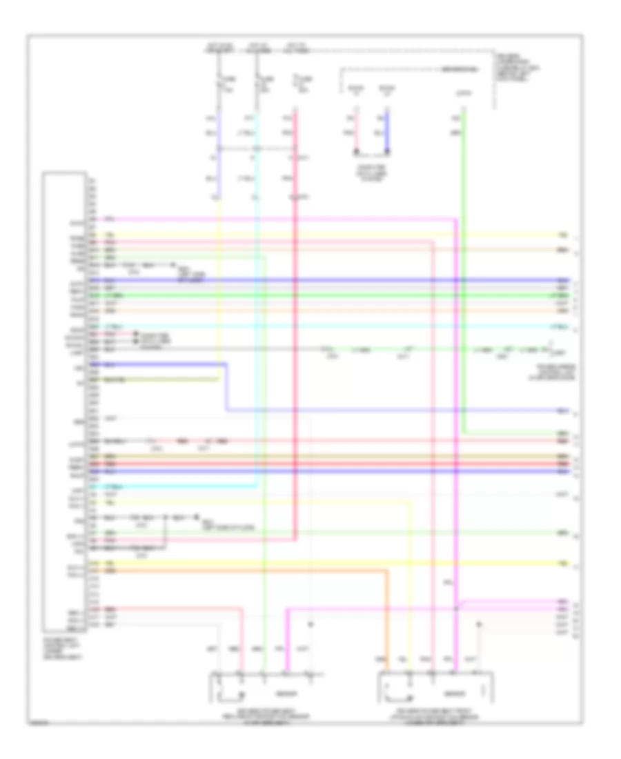Memory Seat Wiring Diagram (1 of 3) for Honda Crosstour EX 2012