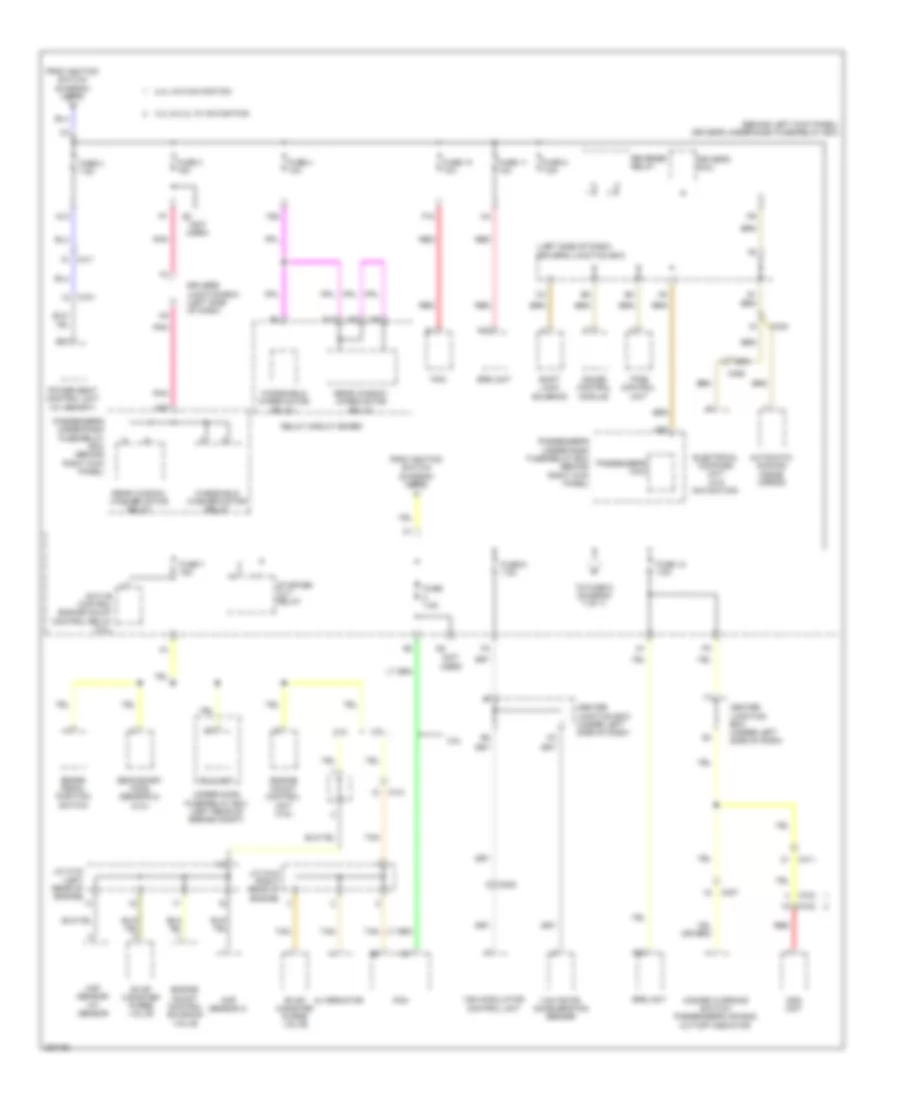 Power Distribution Wiring Diagram 6 of 7 for Honda Crosstour EX 2012