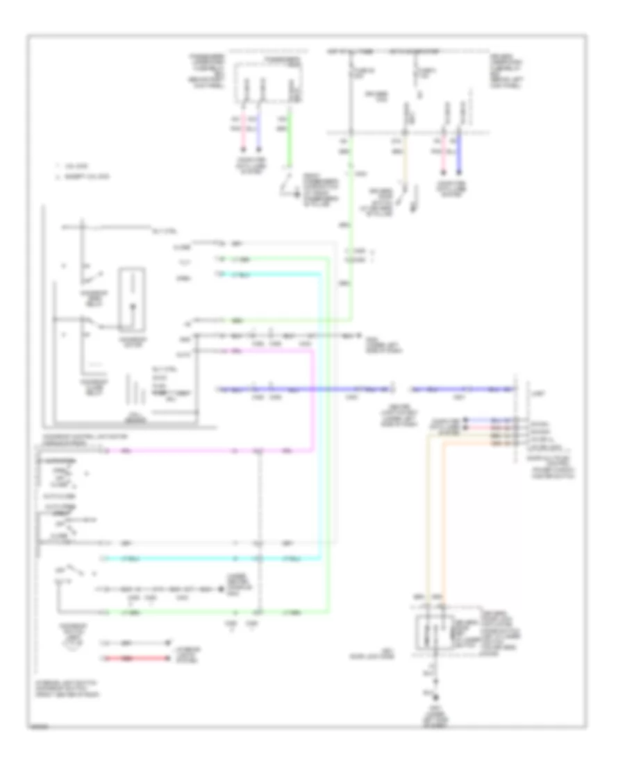 Power TopSunroof Wiring Diagram for Honda Crosstour EX 2012