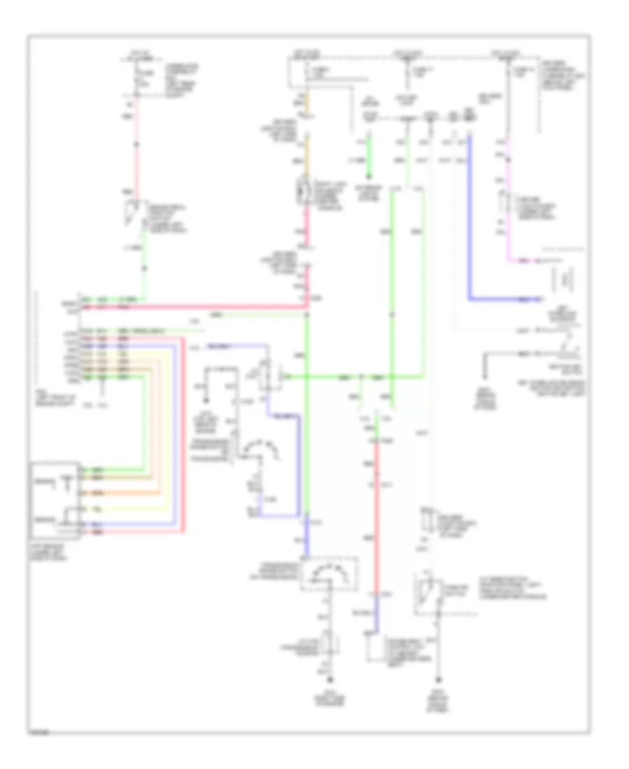 Shift Interlock Wiring Diagram for Honda Crosstour EX 2012