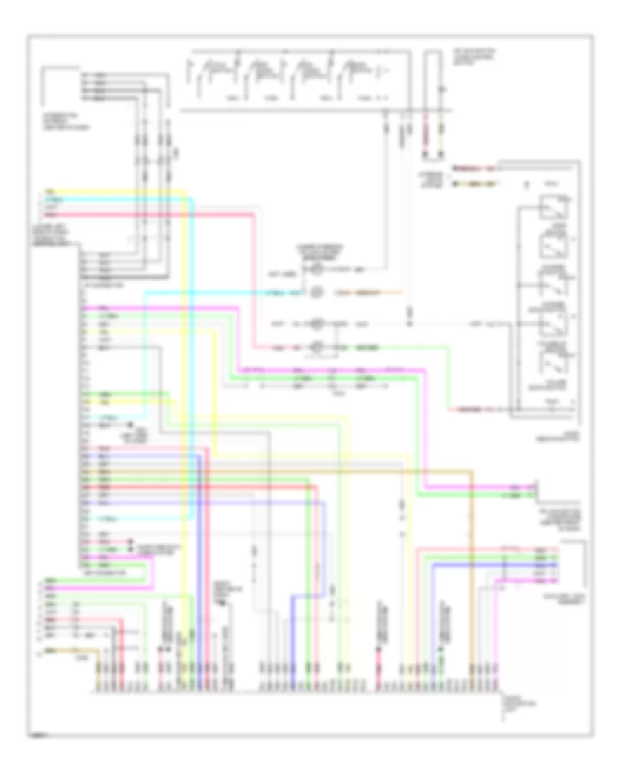 Navigation Wiring Diagram, Electric Vehicle (2 of 2) for Honda Fit EV 2013