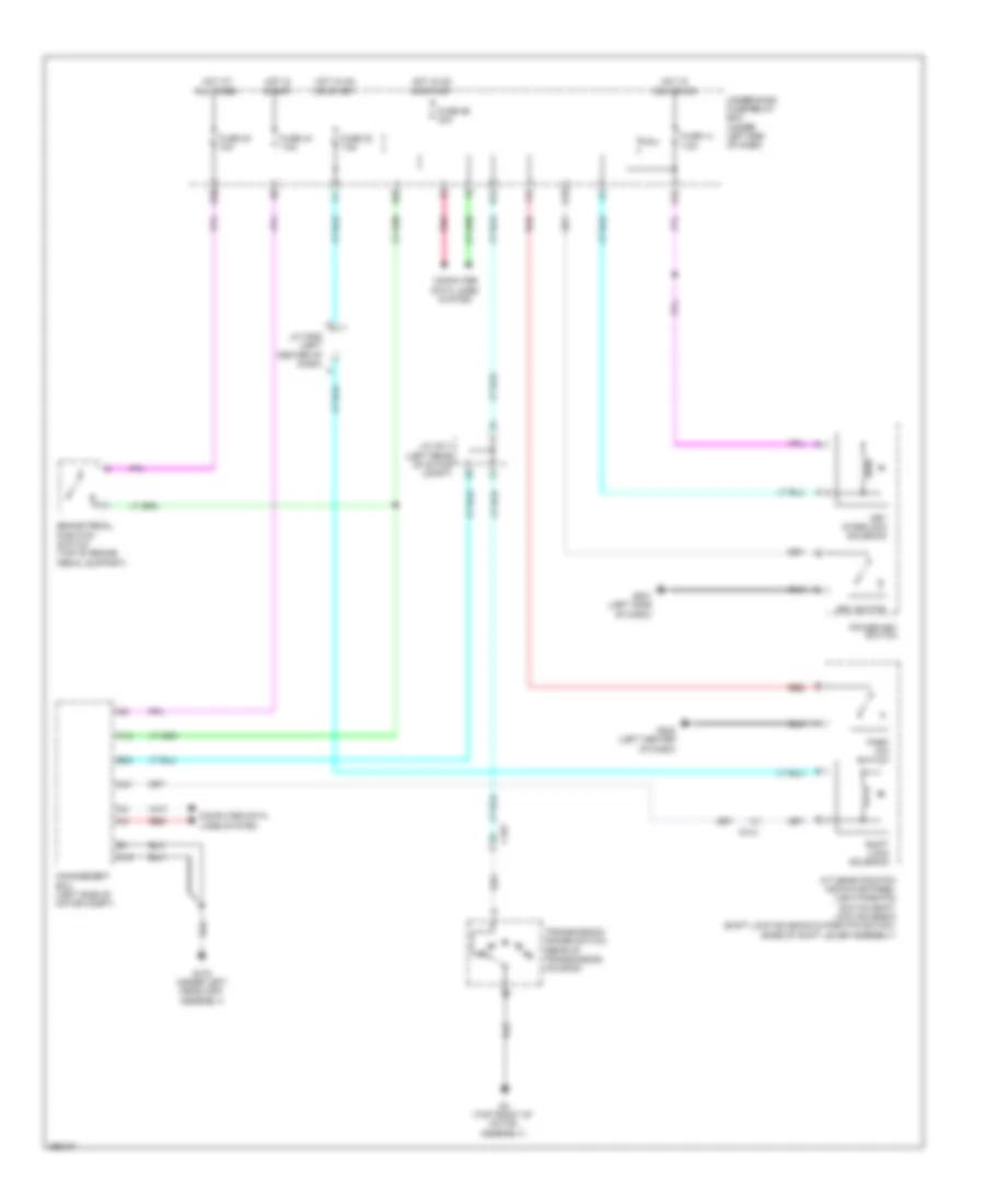 Shift Interlock Wiring Diagram Electric Vehicle for Honda Fit EV 2013