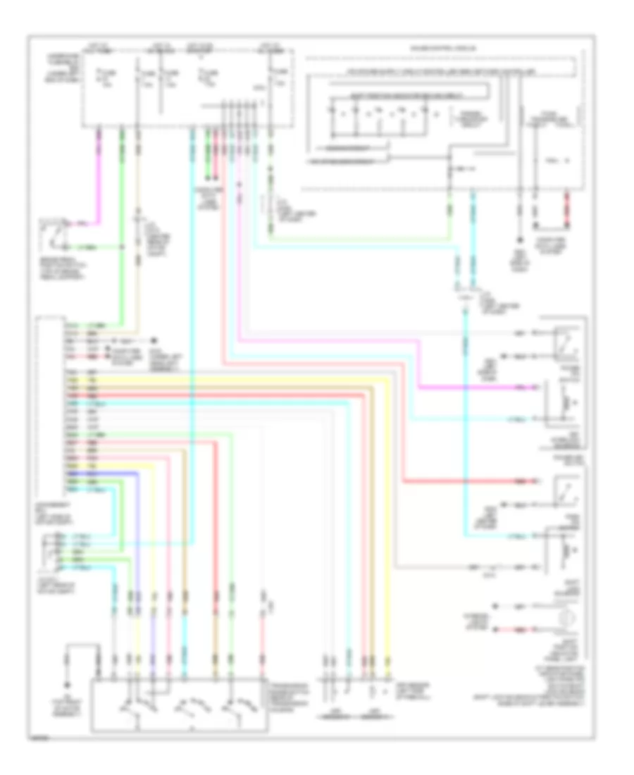 Transmission Wiring Diagram Electric Vehicle for Honda Fit EV 2013