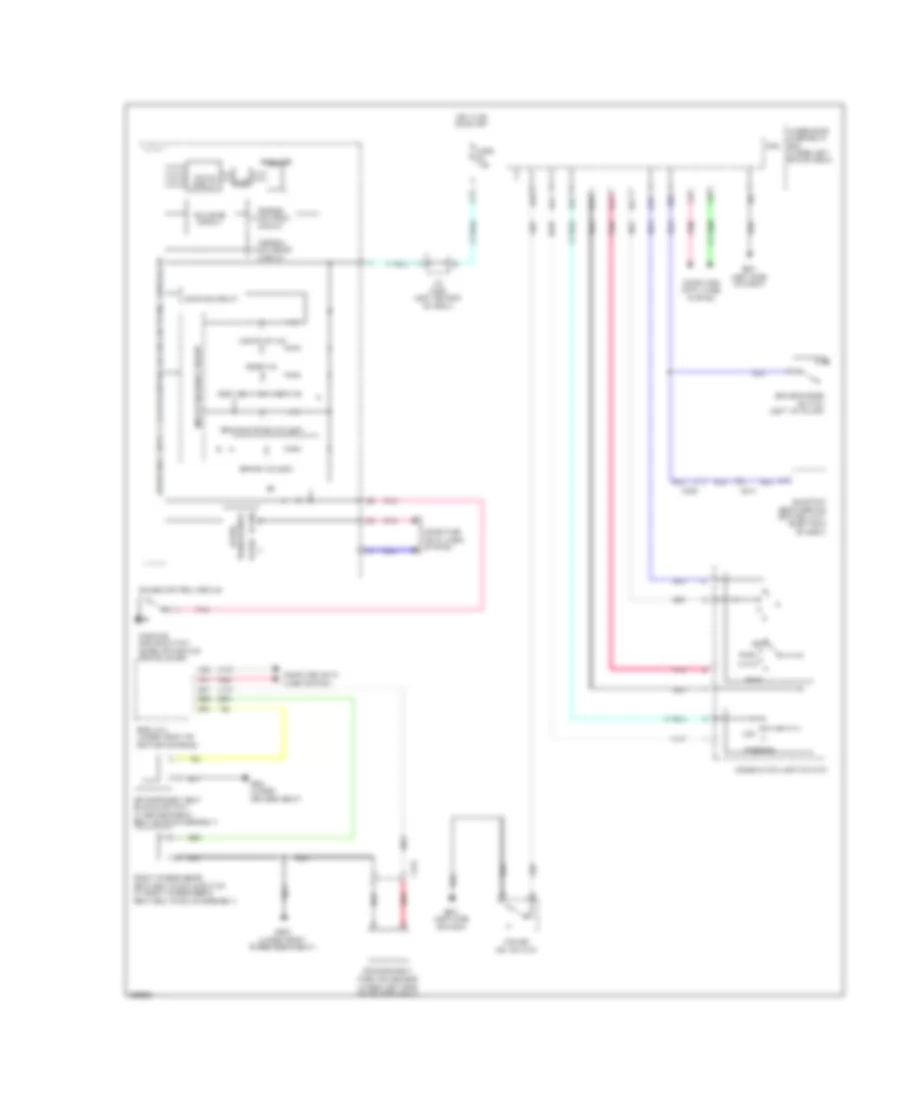Chime Wiring Diagram Electric Vehicle for Honda Fit EV 2013