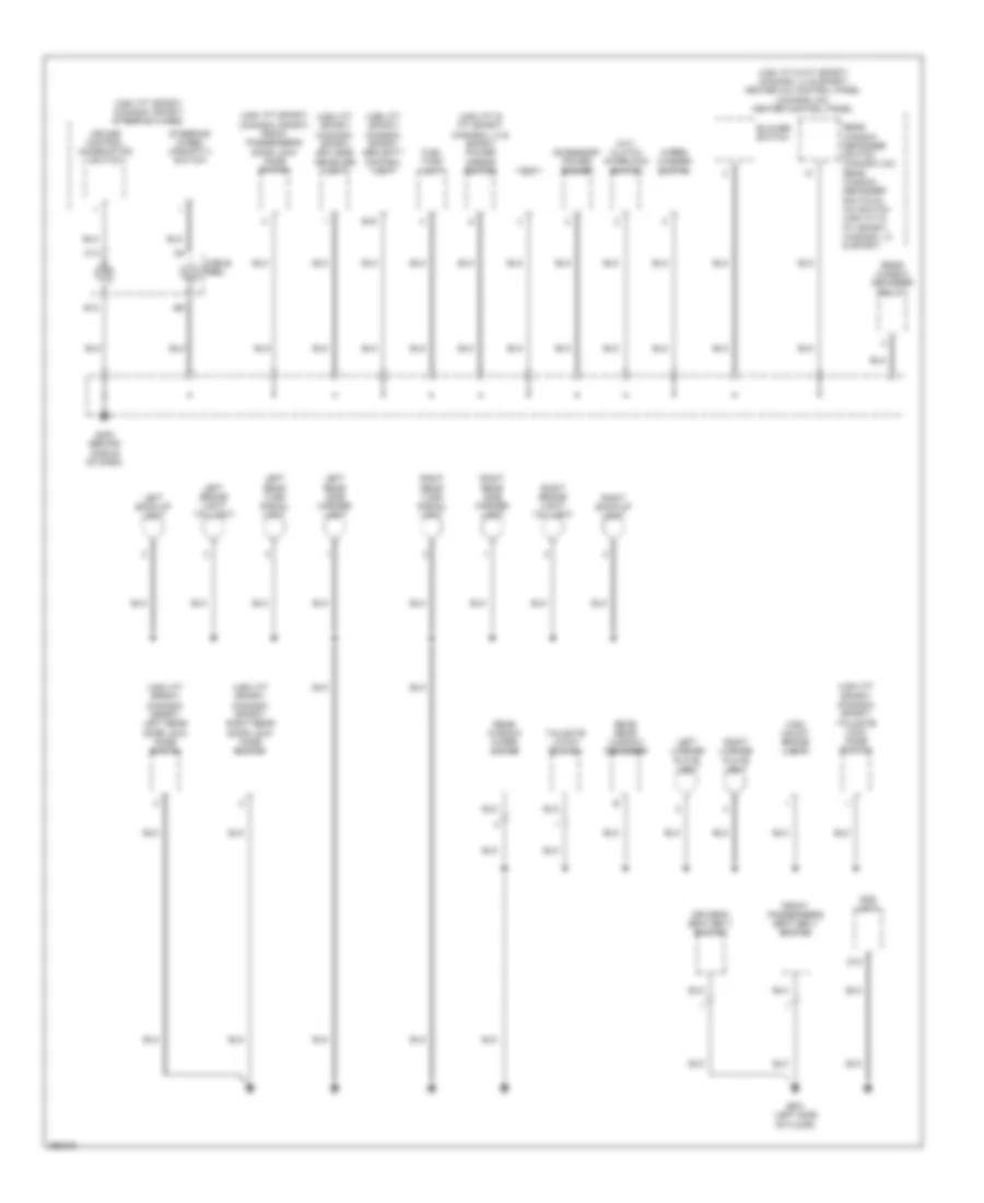 Ground Distribution Wiring Diagram (3 of 3) for Honda Fit 2007