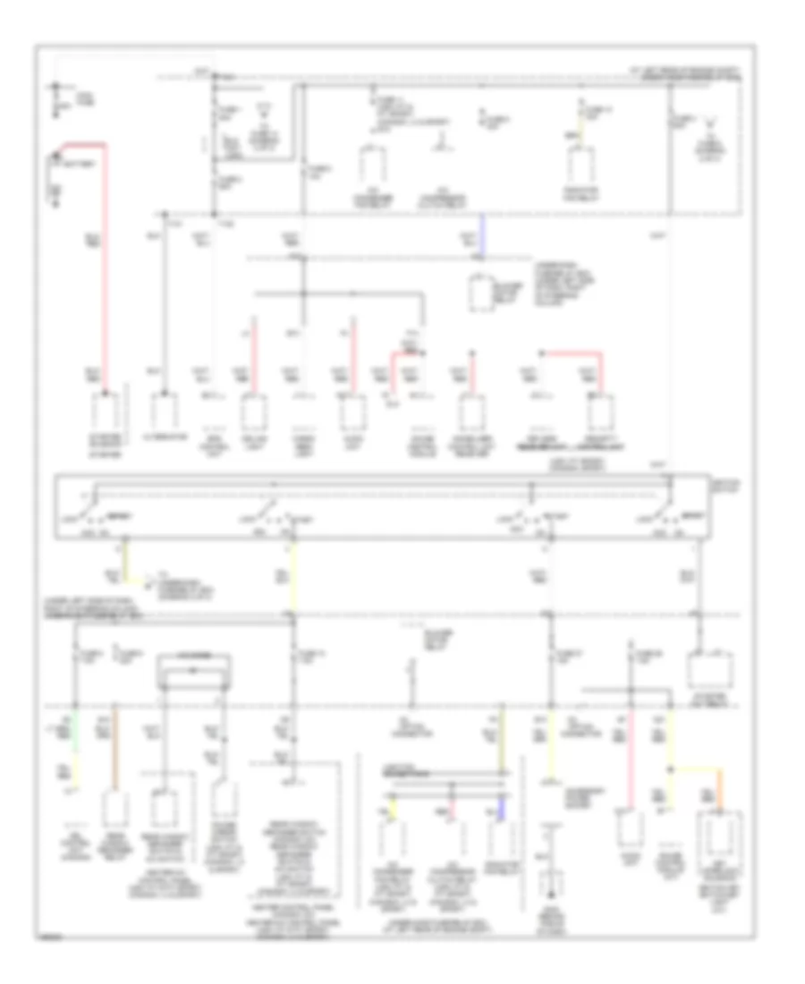 Power Distribution Wiring Diagram 1 of 3 for Honda Fit 2007