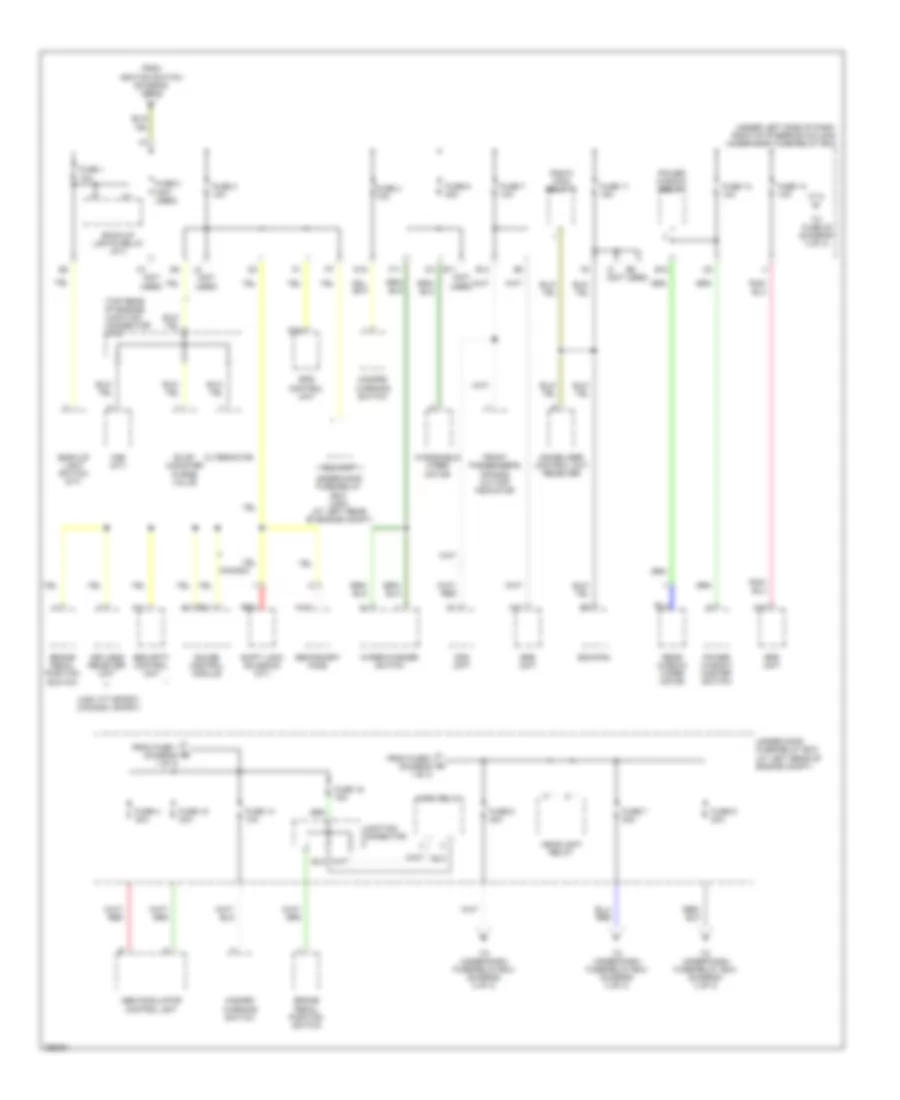 Power Distribution Wiring Diagram 2 of 3 for Honda Fit 2007