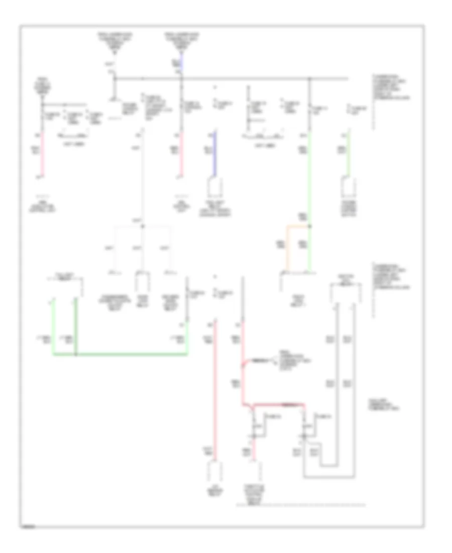 Power Distribution Wiring Diagram (3 of 3) for Honda Fit 2007