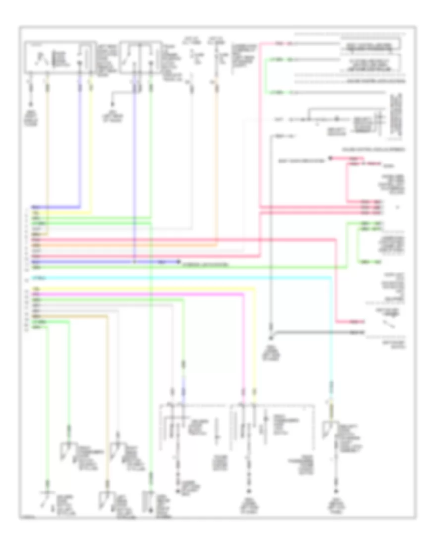 Forced Entry Wiring Diagram, Hybrid (2 of 2) for Honda Civic DX 2009