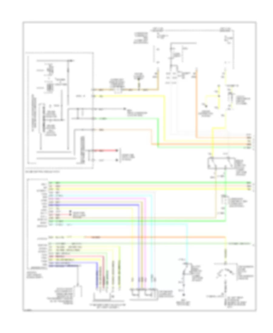 Cruise Control Wiring Diagram Except Hybrid 1 of 2 for Honda Civic DX 2009