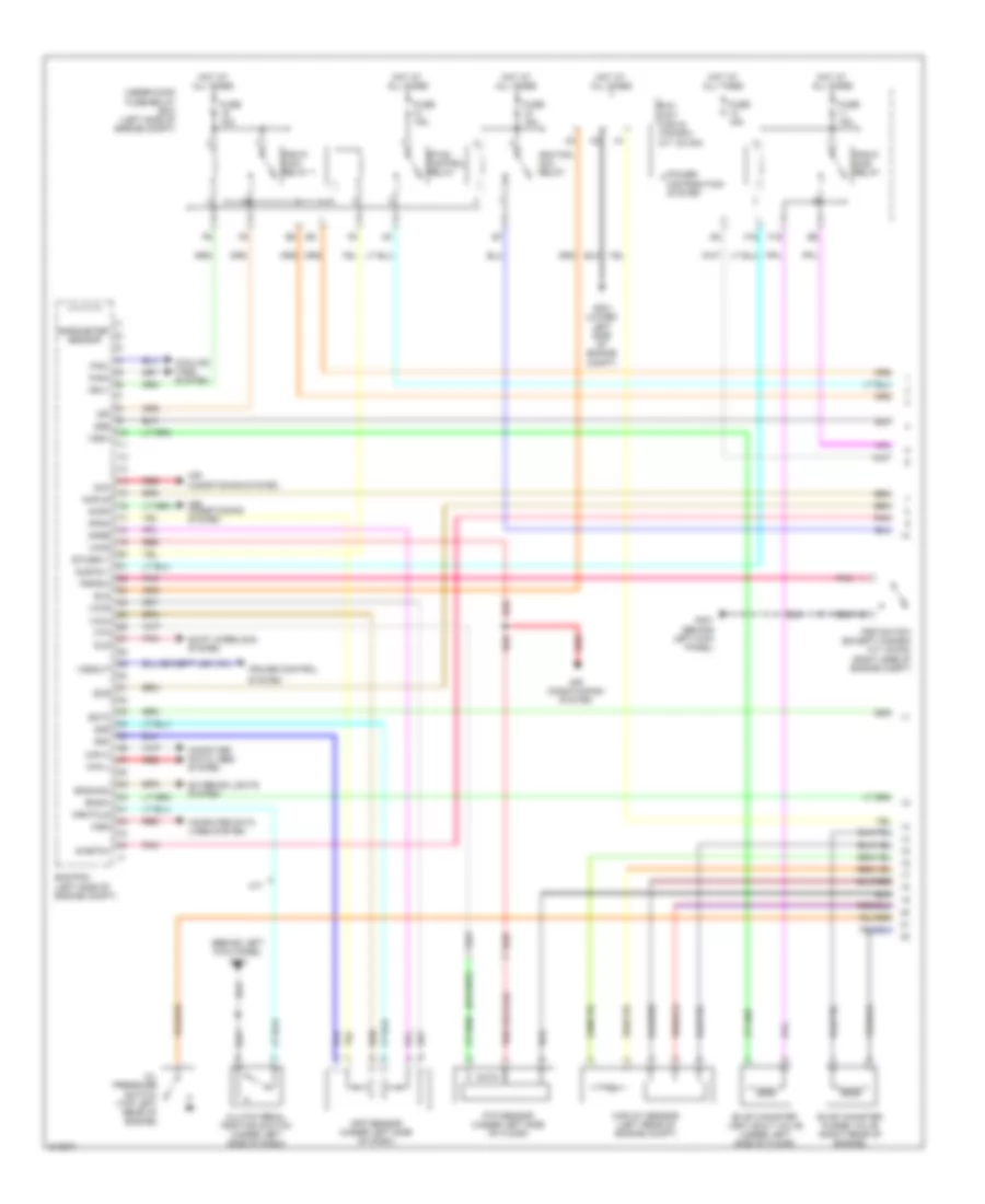 1 8L Engine Performance Wiring Diagram Except GX 1 of 5 for Honda Civic DX 2009