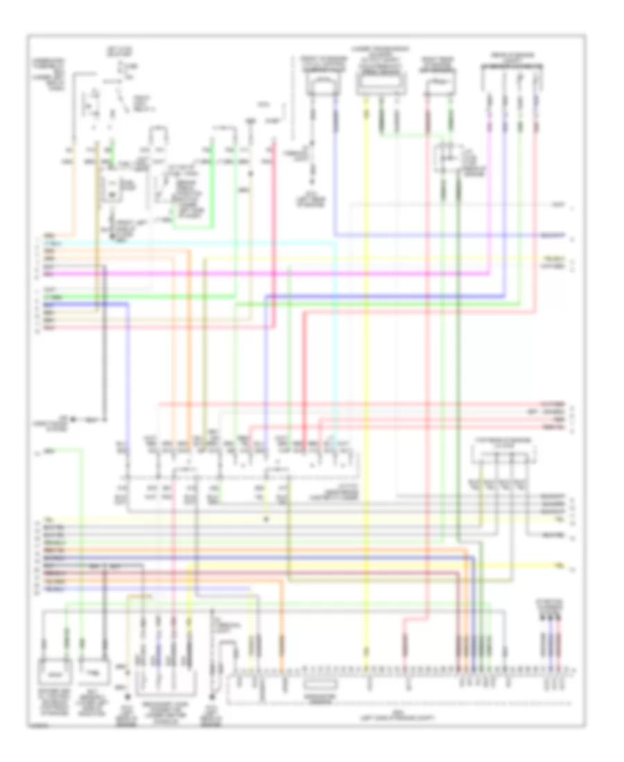 2.0L, Engine Performance Wiring Diagram (2 of 3) for Honda Civic DX 2009