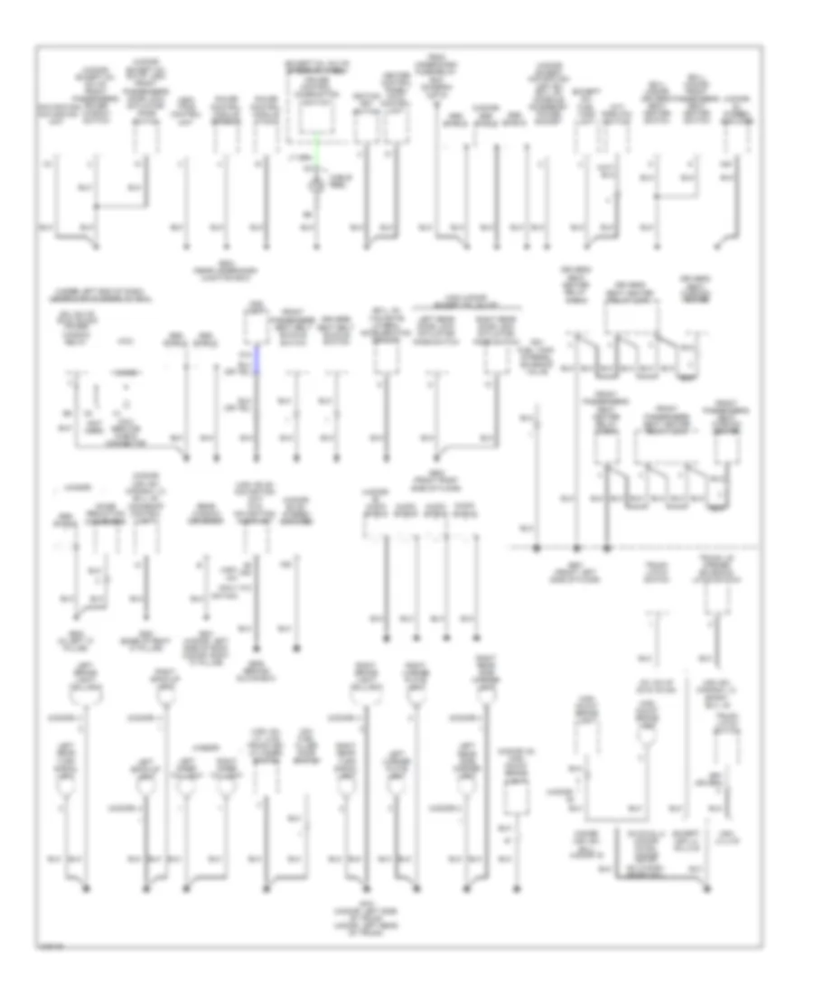 Ground Distribution Wiring Diagram Except Hybrid 3 of 3 for Honda Civic DX 2009