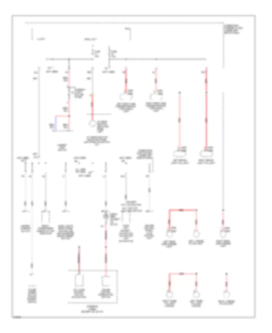 Power Distribution Wiring Diagram, DX Models (5 of 5) for Honda Civic DX 2009