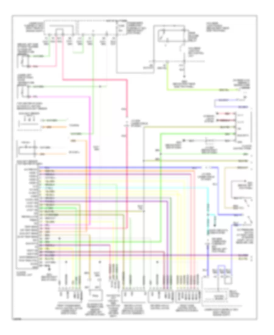 Automatic A C Wiring Diagram 1 of 3 for Honda Odyssey Touring 2010