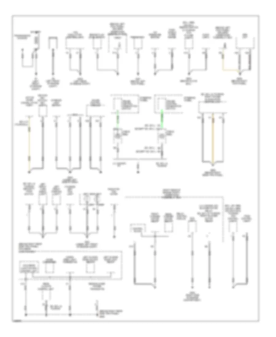 Ground Distribution Wiring Diagram 1 of 5 for Honda Odyssey Touring 2010