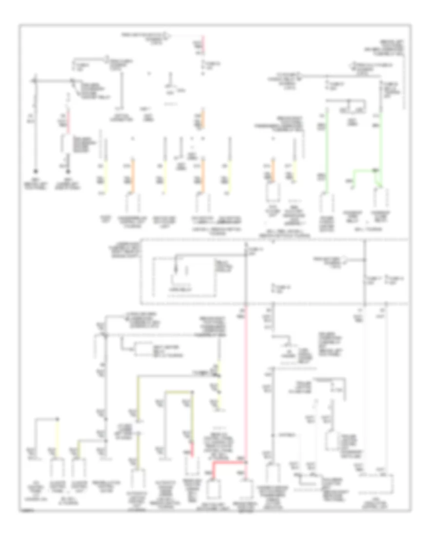 Power Distribution Wiring Diagram (5 of 8) for Honda Odyssey Touring 2010