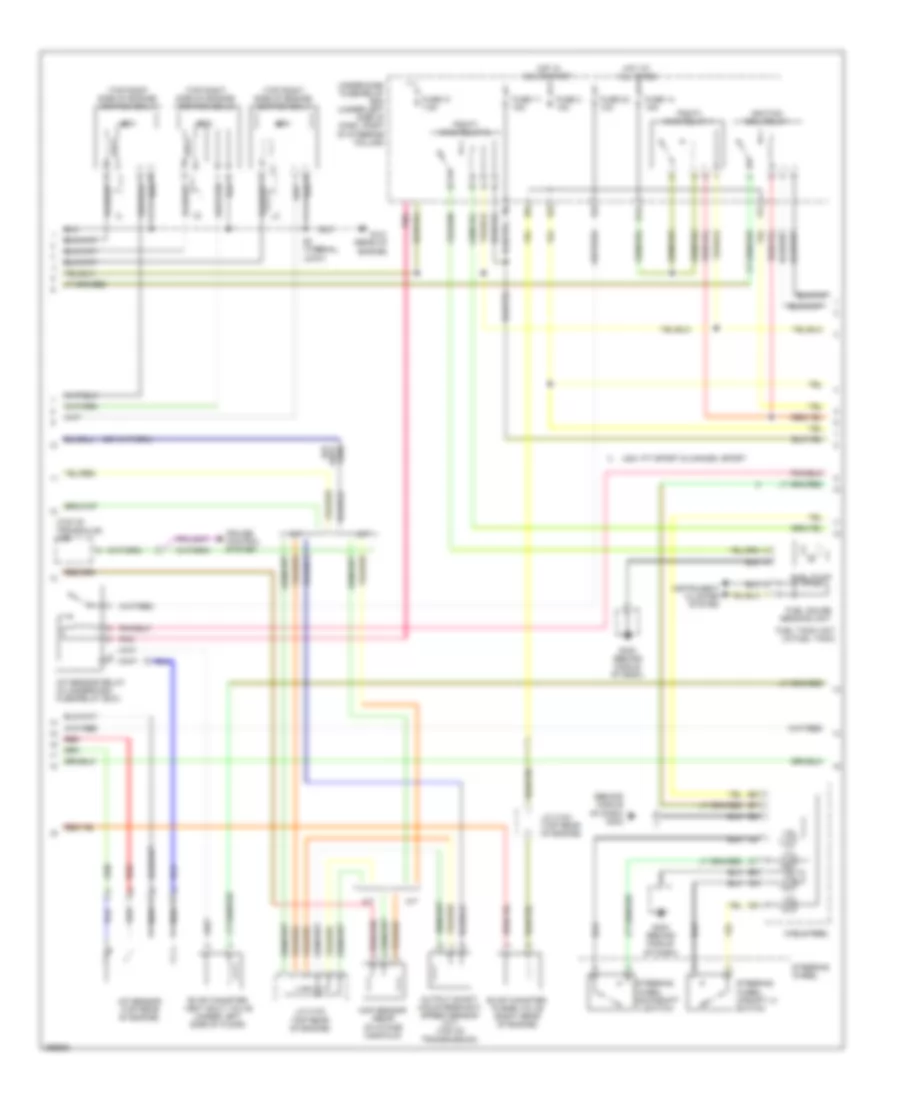 1.5L, Engine Performance Wiring Diagram (2 of 4) for Honda Fit Sport 2007