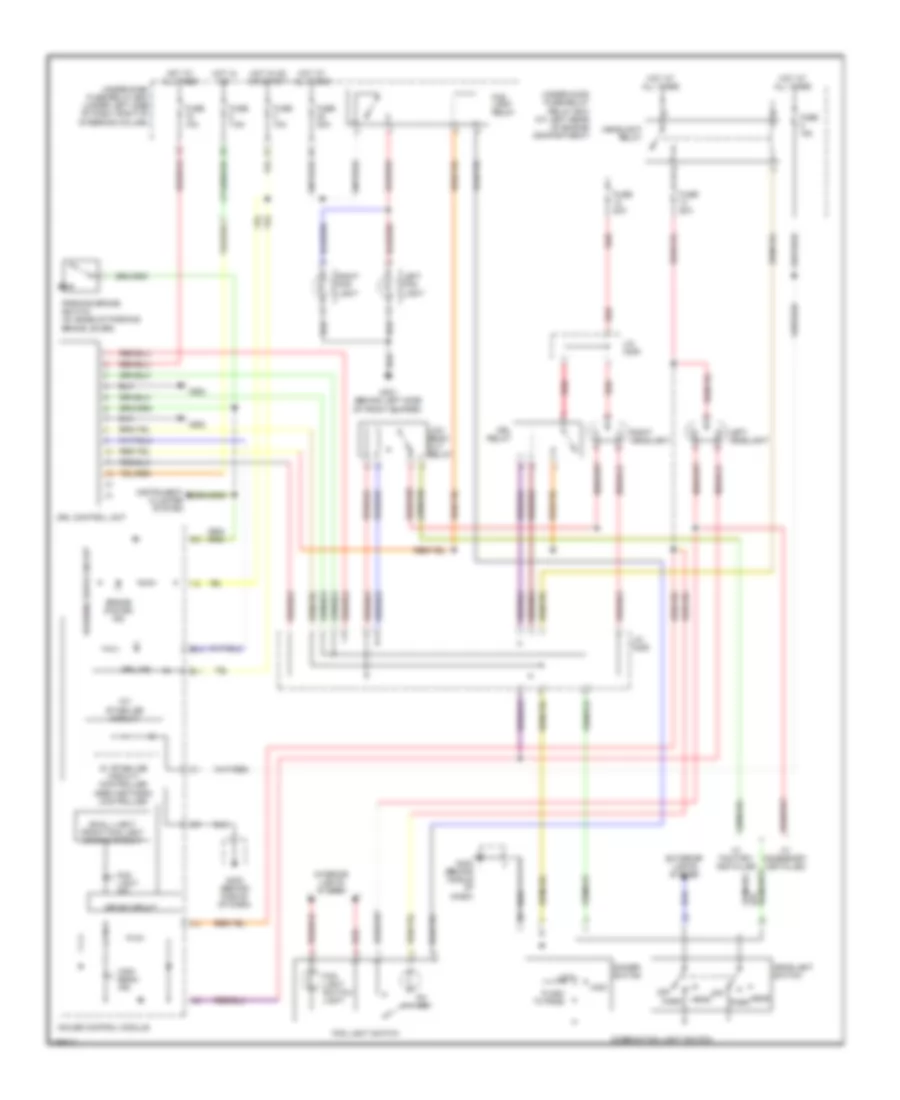 Headlights Wiring Diagram DX LX with DRL for Honda Fit Sport 2007