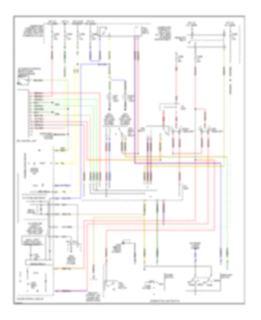 Headlights Wiring Diagram, Sport with DRL for Honda Fit Sport 2007