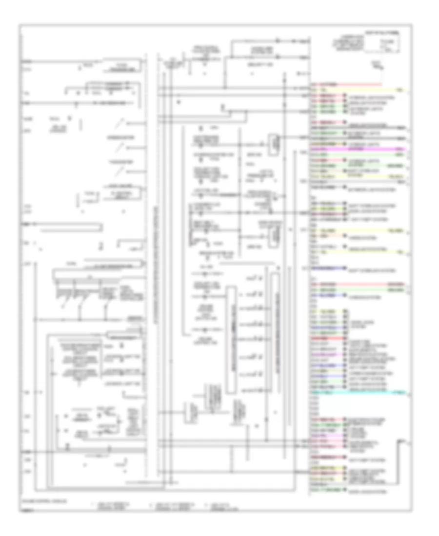 Instrument Cluster Wiring Diagram 1 of 2 for Honda Fit Sport 2007