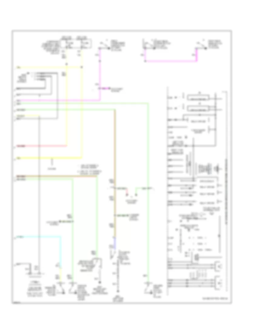 Instrument Cluster Wiring Diagram (2 of 2) for Honda Fit Sport 2007