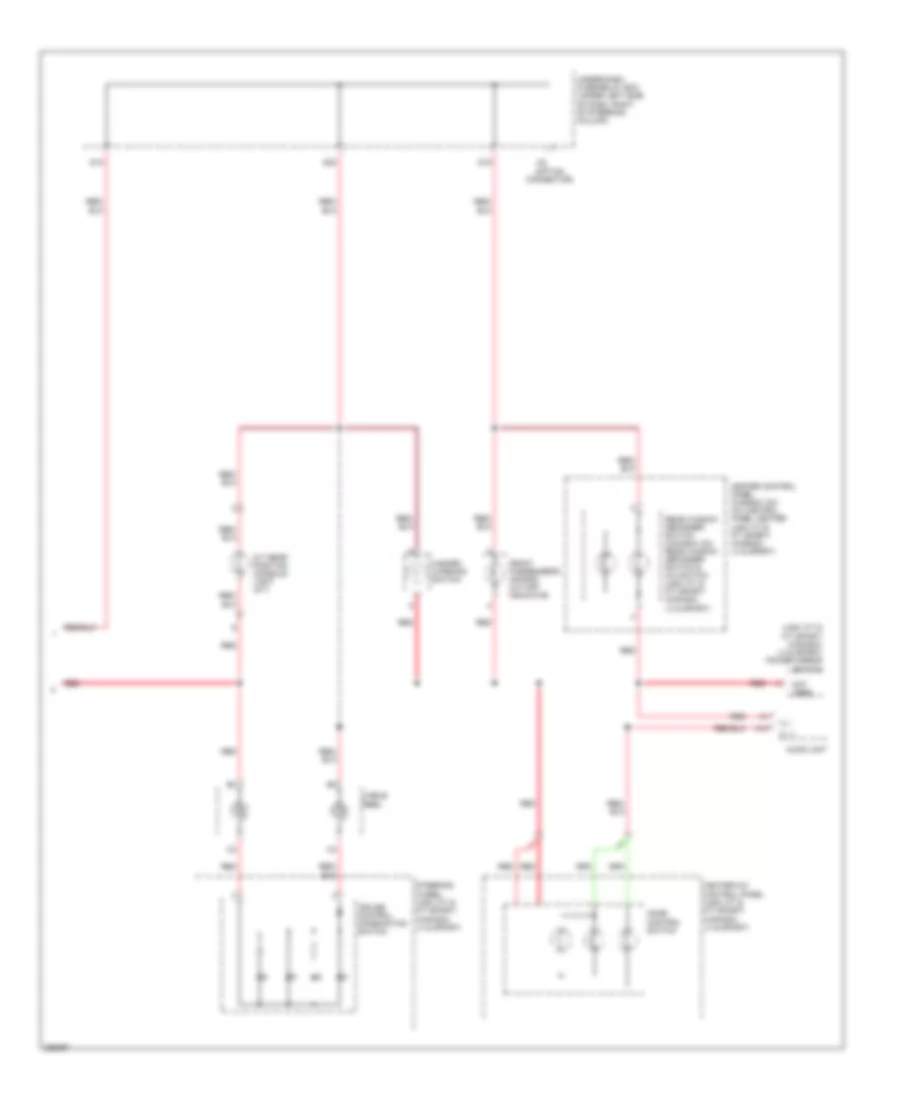 Instrument Illumination Wiring Diagram 2 of 2 for Honda Fit Sport 2007