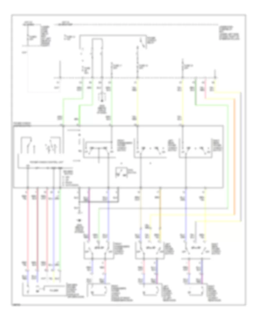 Power Windows Wiring Diagram for Honda Fit Sport 2007