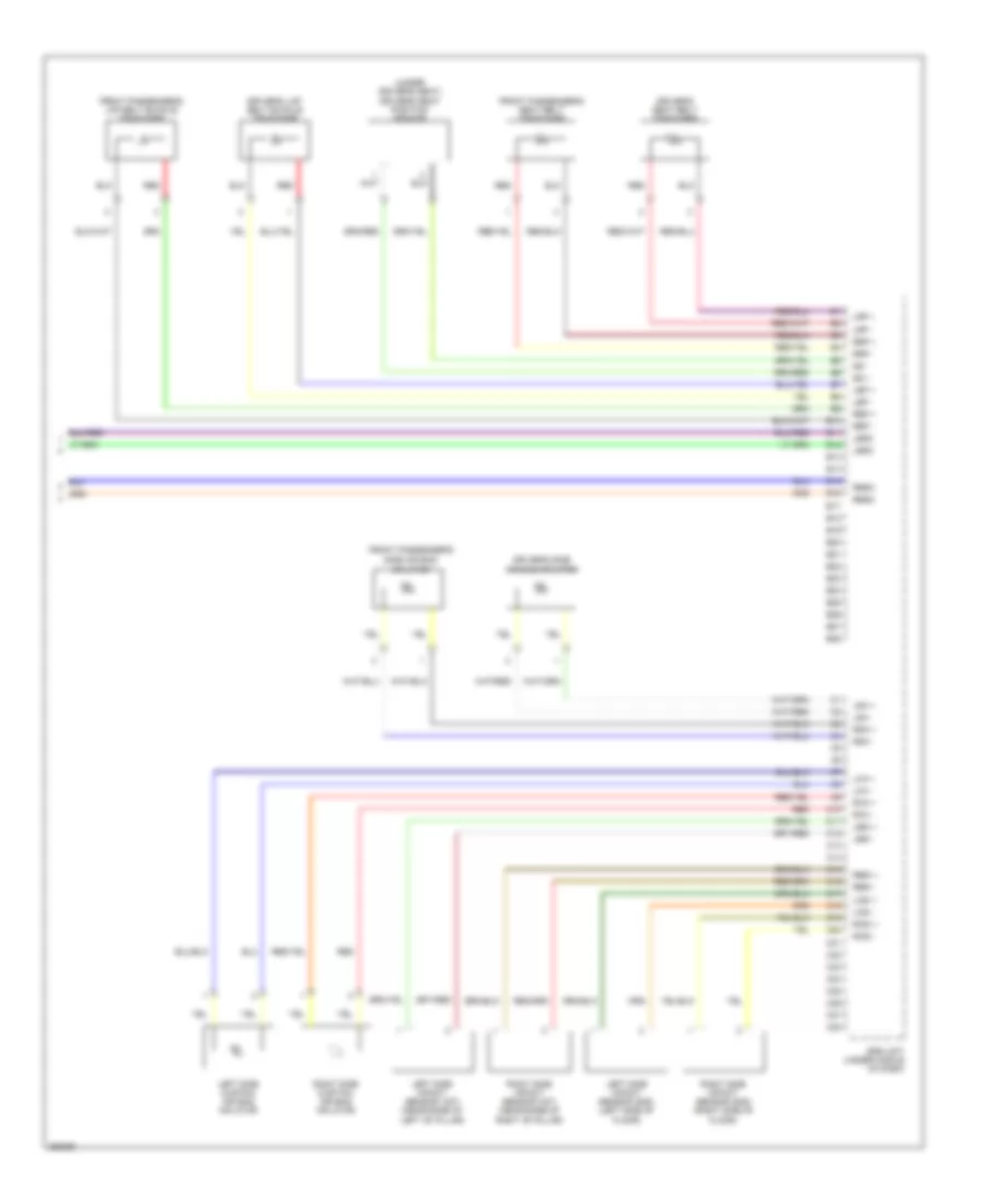 Supplemental Restraints Wiring Diagram 3 of 3 for Honda Fit Sport 2007