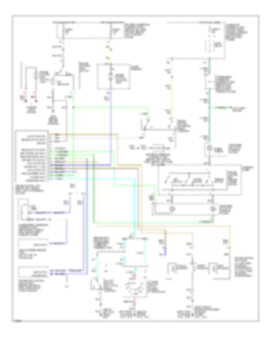 Cruise Control Wiring Diagram for Honda Accord DX 1999
