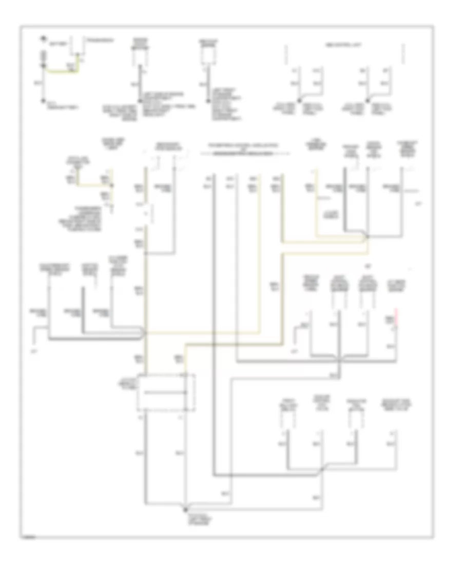 Ground Distribution Wiring Diagram 1 of 6 for Honda Accord DX 1999