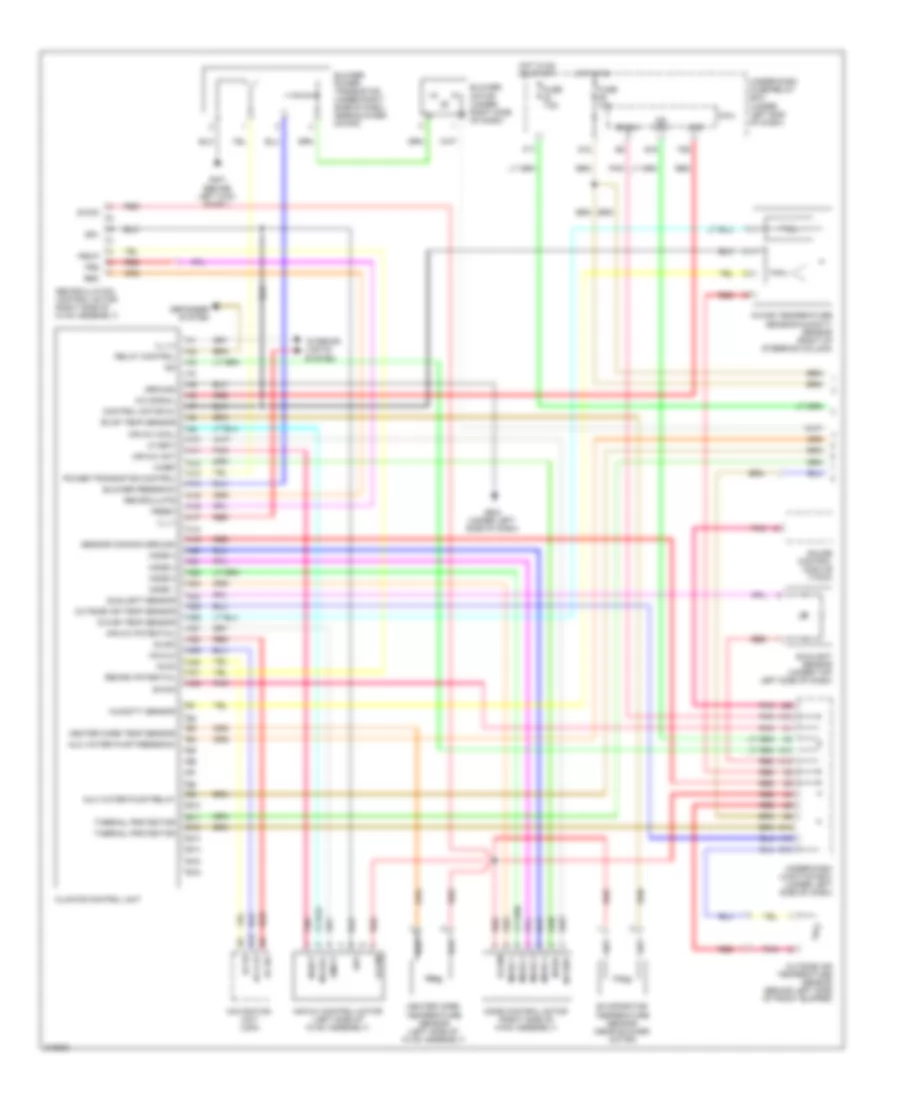 Automatic AC Wiring Diagram, Hybrid (1 of 2) for Honda Civic EX 2009