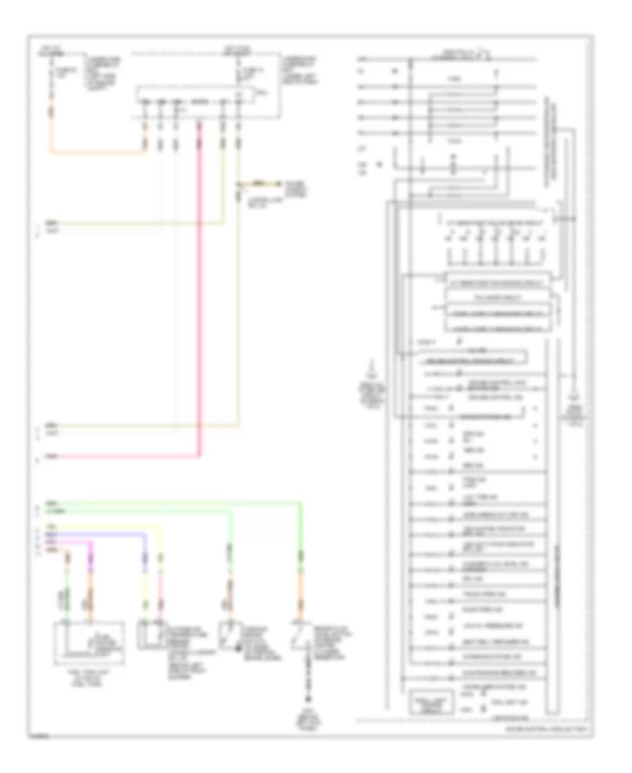 Instrument Cluster Wiring Diagram, Except DX, GX (2 of 2) for Honda Civic EX 2009