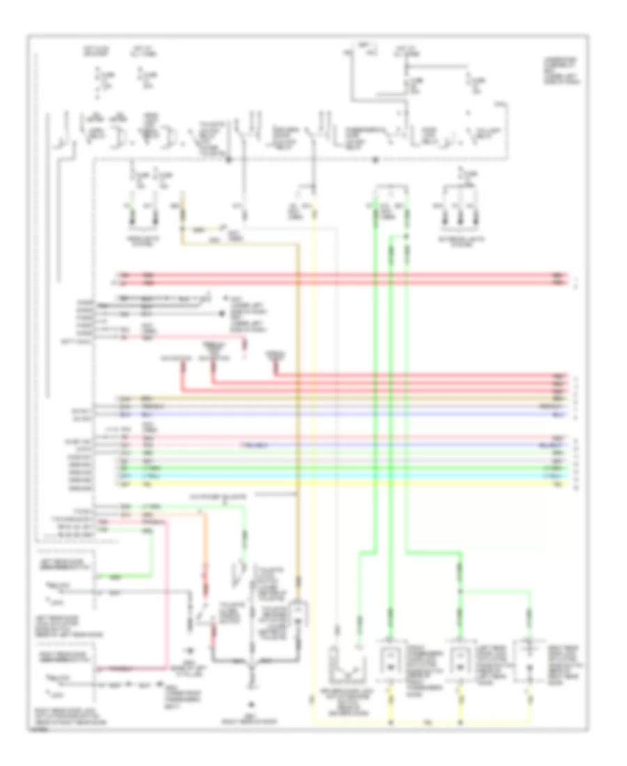 Forced Entry Wiring Diagram 1 of 3 for Honda Pilot EX 2010