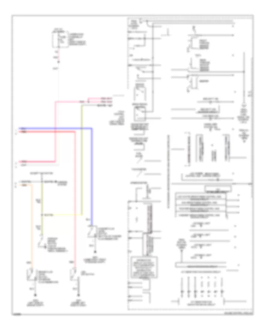 Instrument Cluster Wiring Diagram (2 of 2) for Honda Pilot EX 2010