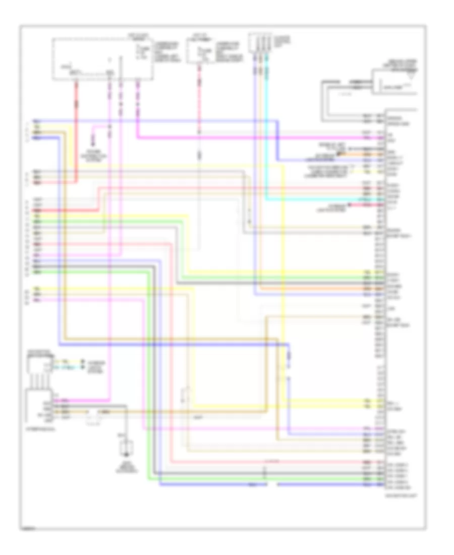 Navigation Wiring Diagram (6 of 6) for Honda Pilot EX 2010
