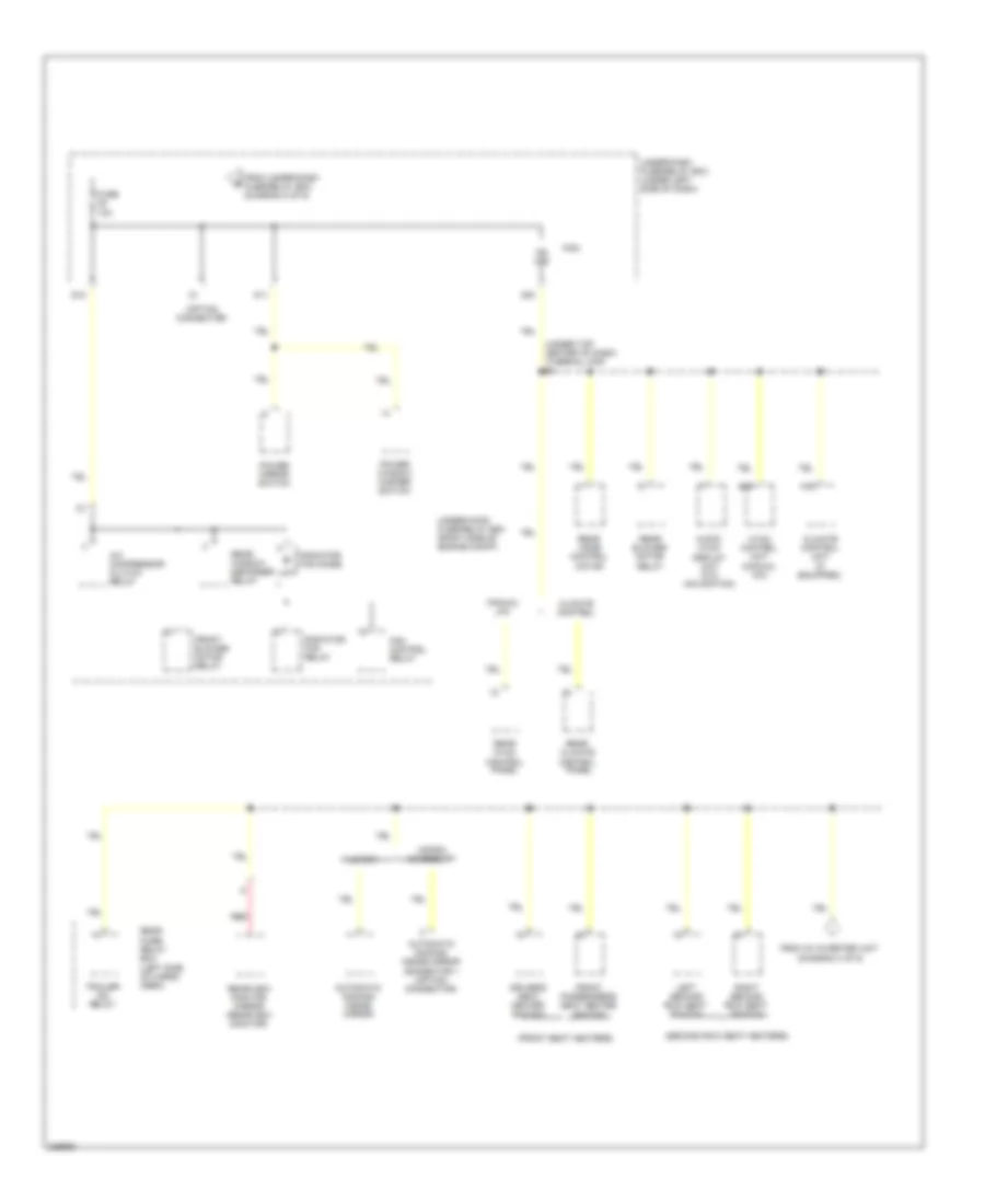 Power Distribution Wiring Diagram 9 of 9 for Honda Pilot EX 2010