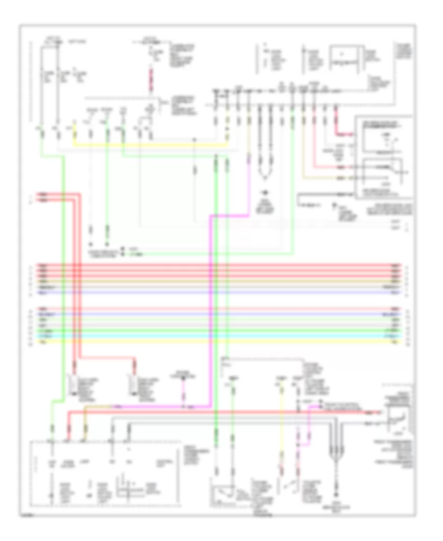 Power Door Locks Wiring Diagram (2 of 3) for Honda Pilot EX 2010
