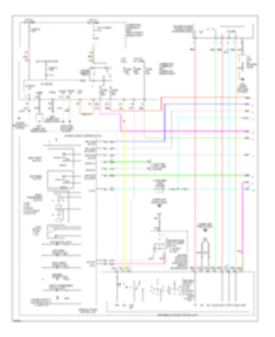 Power Windows Wiring Diagram 1 of 2 for Honda Pilot EX 2010