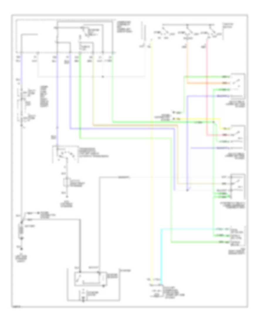Starting Wiring Diagram for Honda Pilot EX 2010