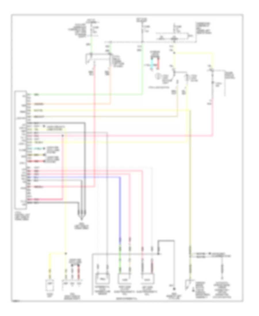 4WD Wiring Diagram for Honda Pilot EX 2010